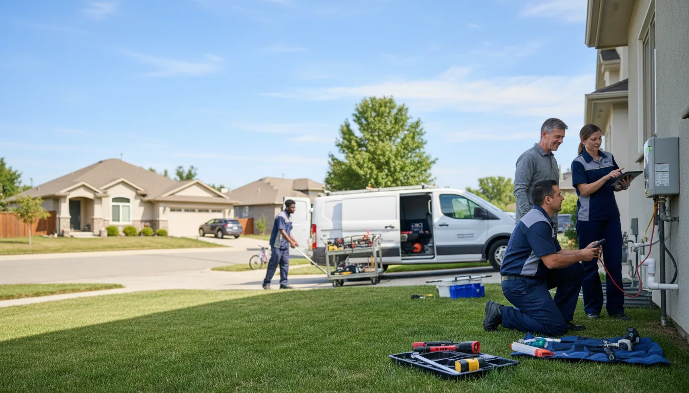 Tankless water heater service in Mott, ND